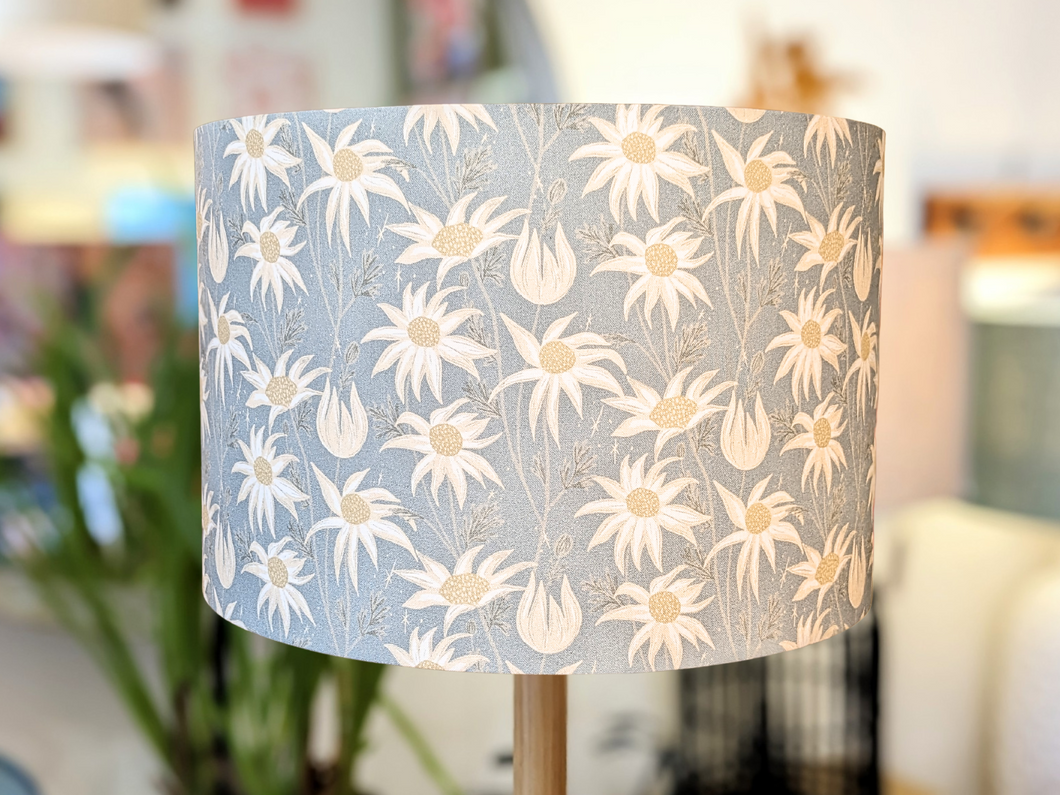 White flower online lamp shade