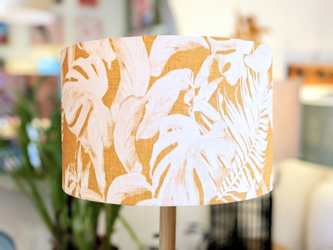 Palm leaf on sale lamp shade