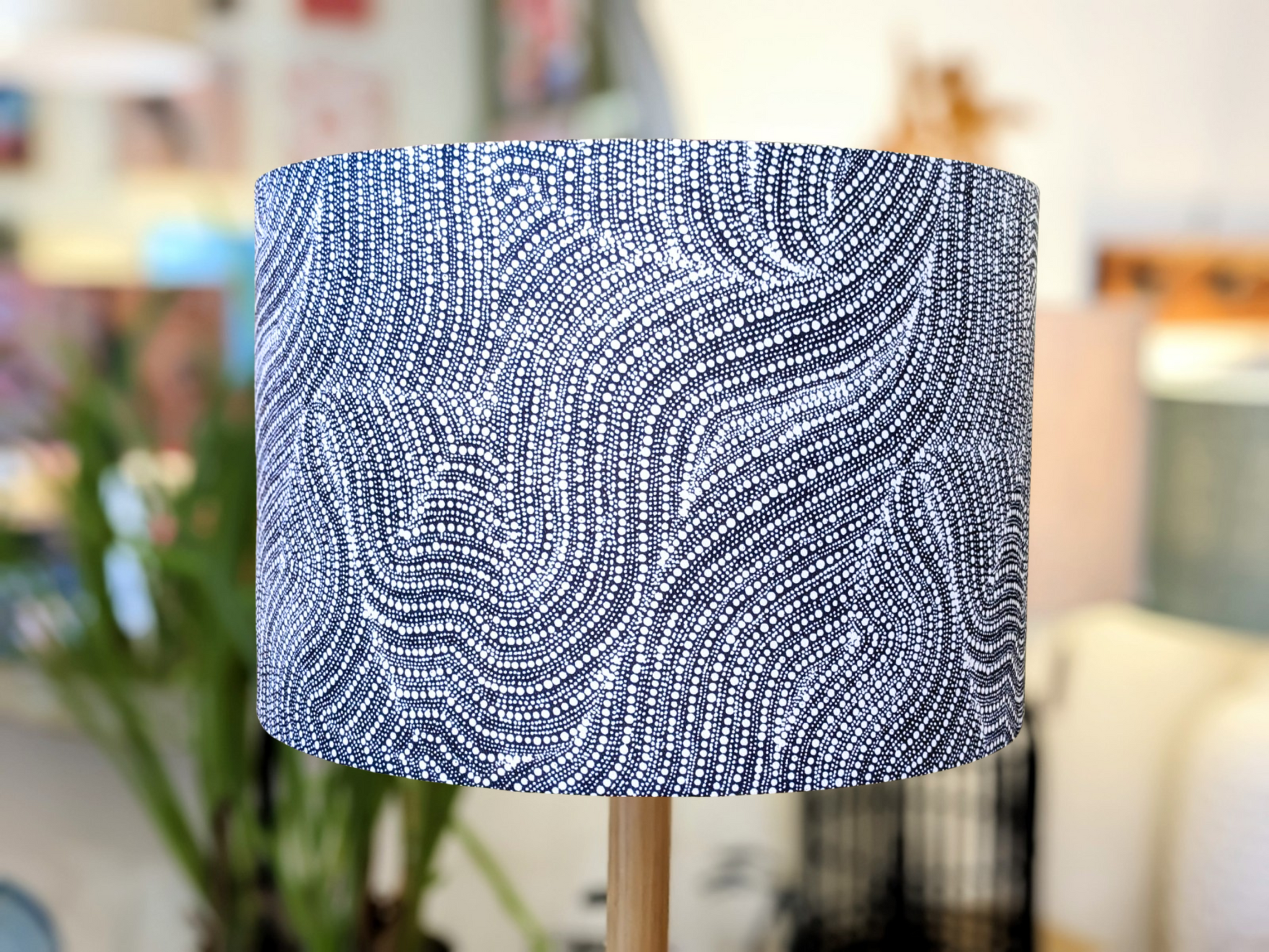 Nymo blue deals lamp shade