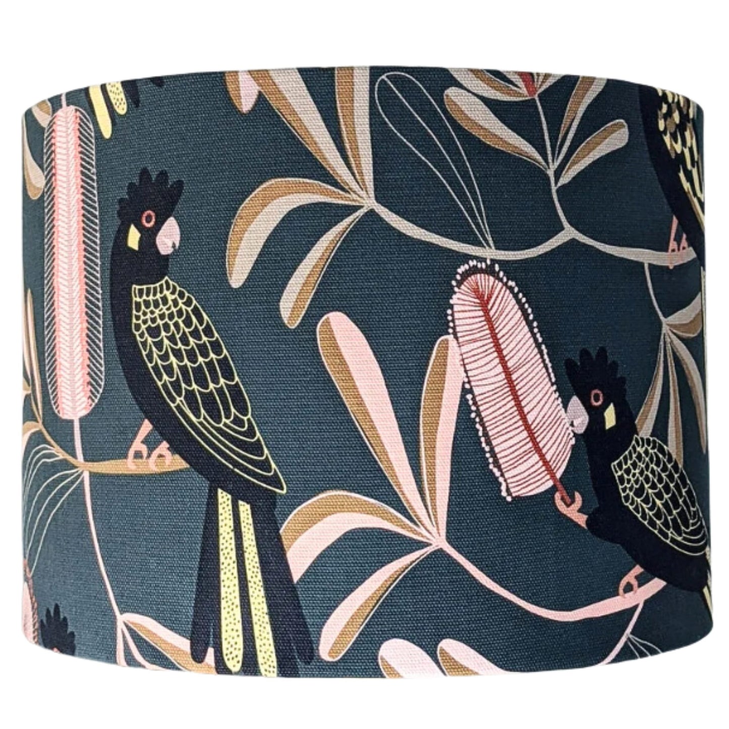 Yellow-Tailed Black Cockatoo Lampshade