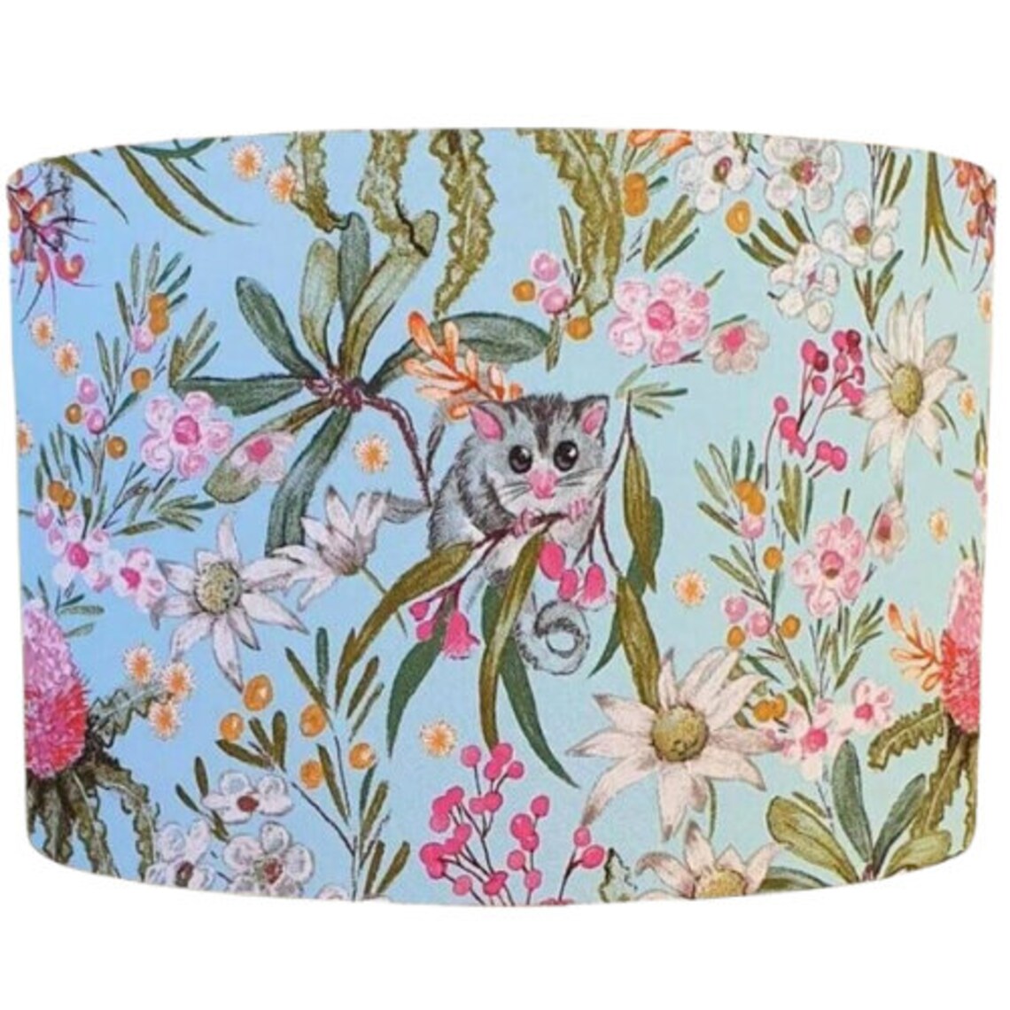 Blue Possum Lampshade