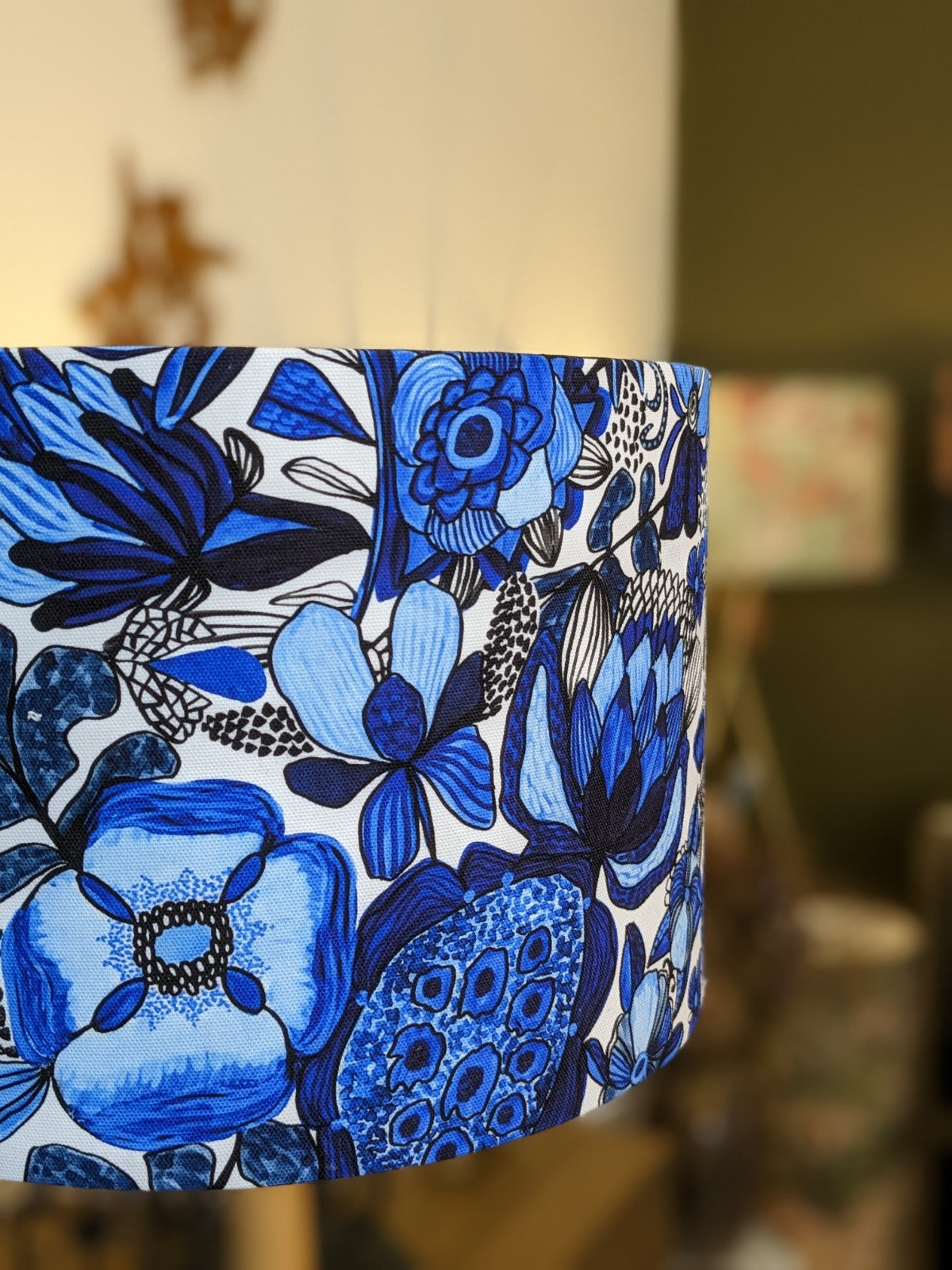 Blue Maison Des Fleurs Lampshade