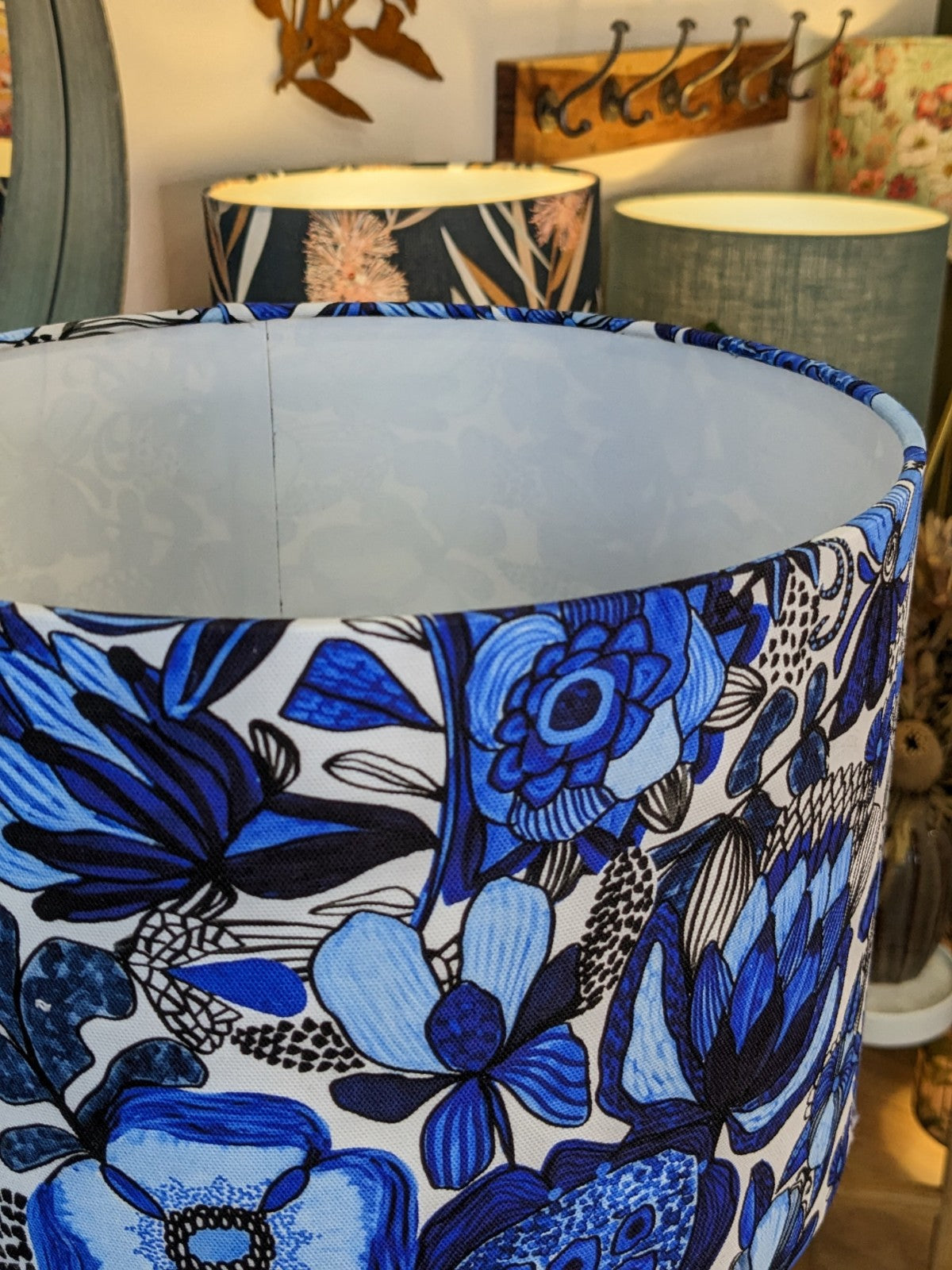 Blue Maison Des Fleurs Lampshade