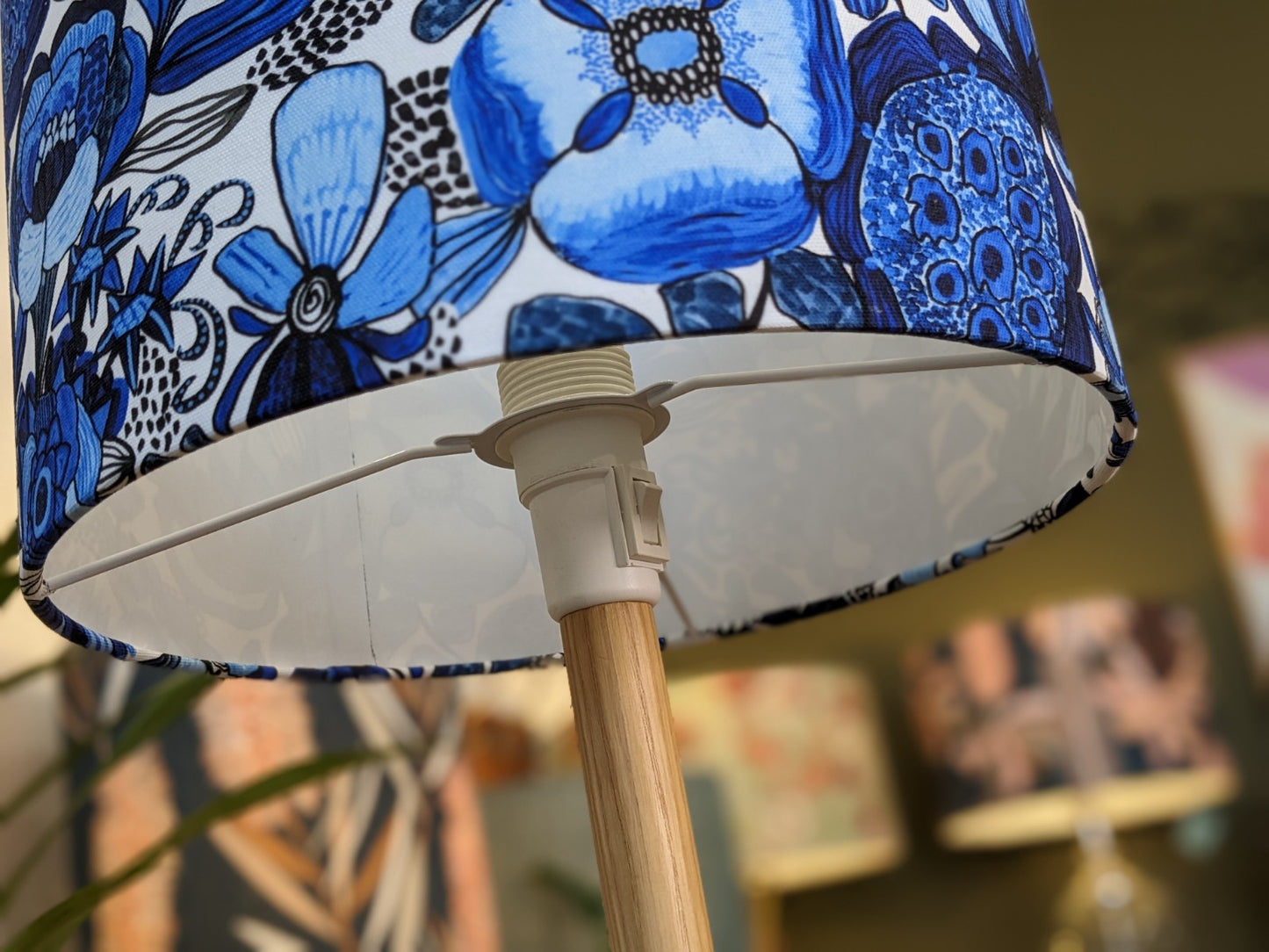 Blue Maison Des Fleurs Lampshade